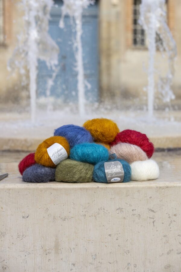 Pelotes de laine Mohair